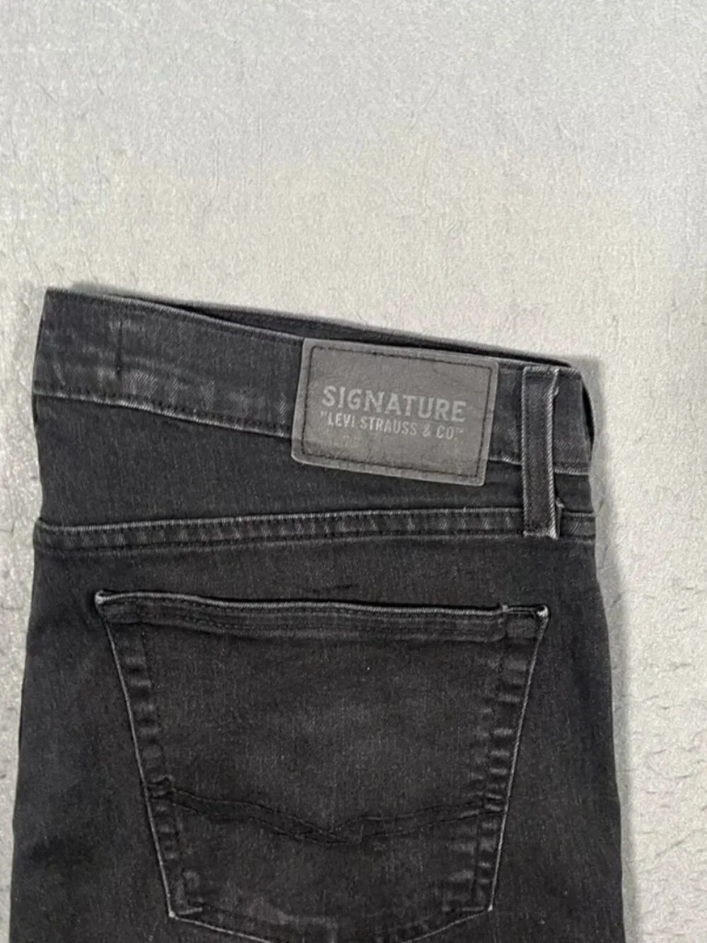 Levi’s Signature Black Slim Denim Jeans W34 L31
